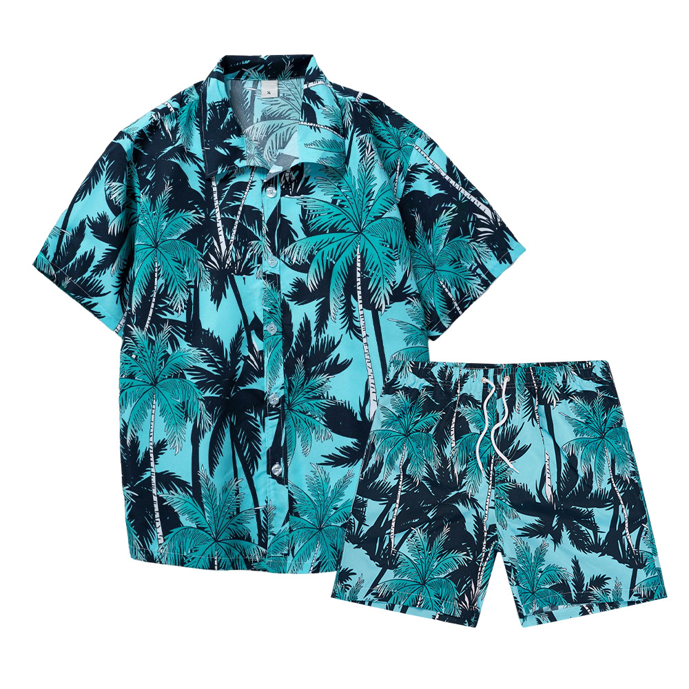 3D Printing Jersey - Hawaiian Coconut Tree 3D Print Men