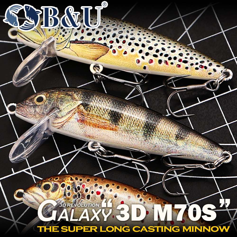 B&U Fishing Lures Sinking Minn - 3D Printing Lure 리뷰 및 가격