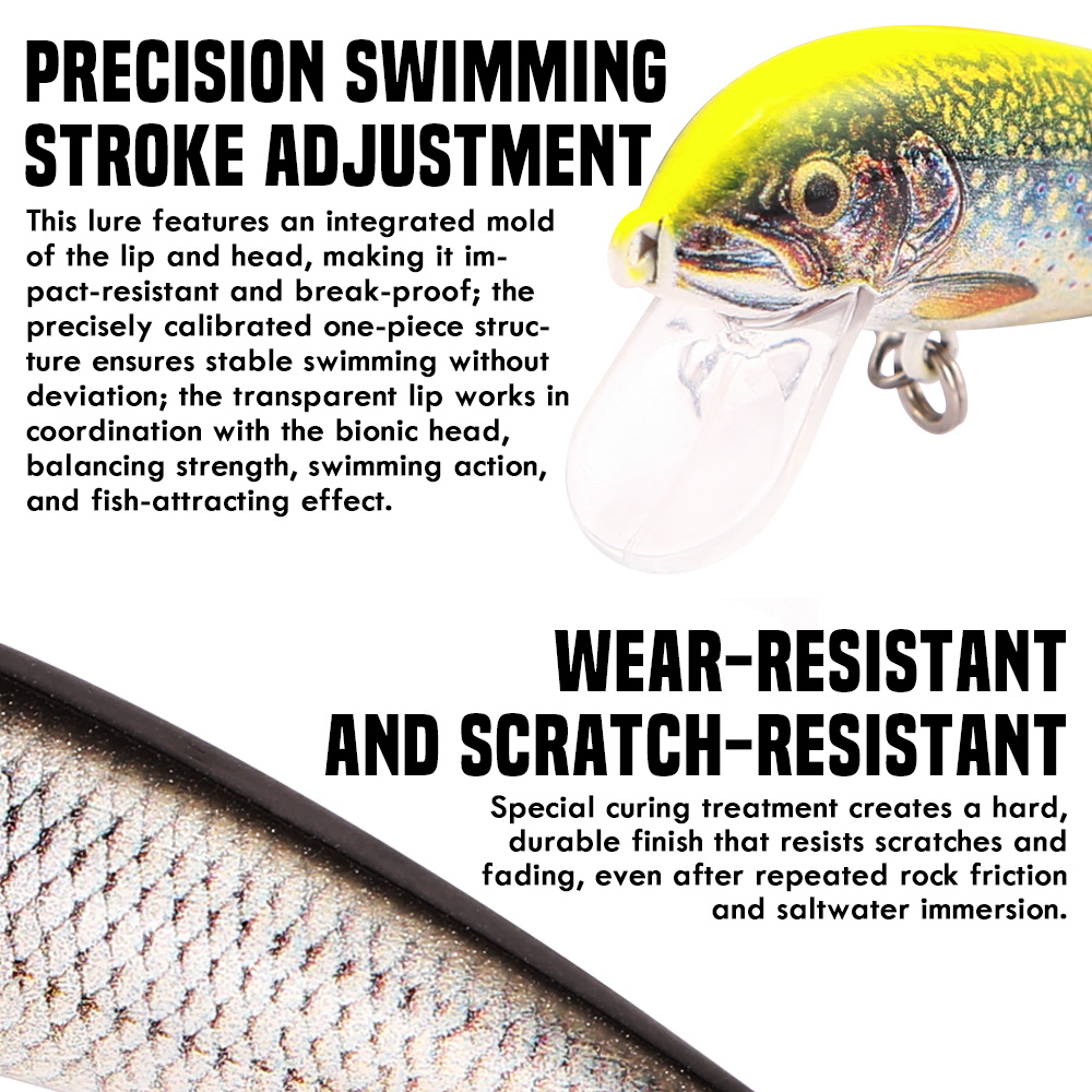 B&U Fishing Lures Sinking Minn - 3D Printing Lure 리뷰 및 가격