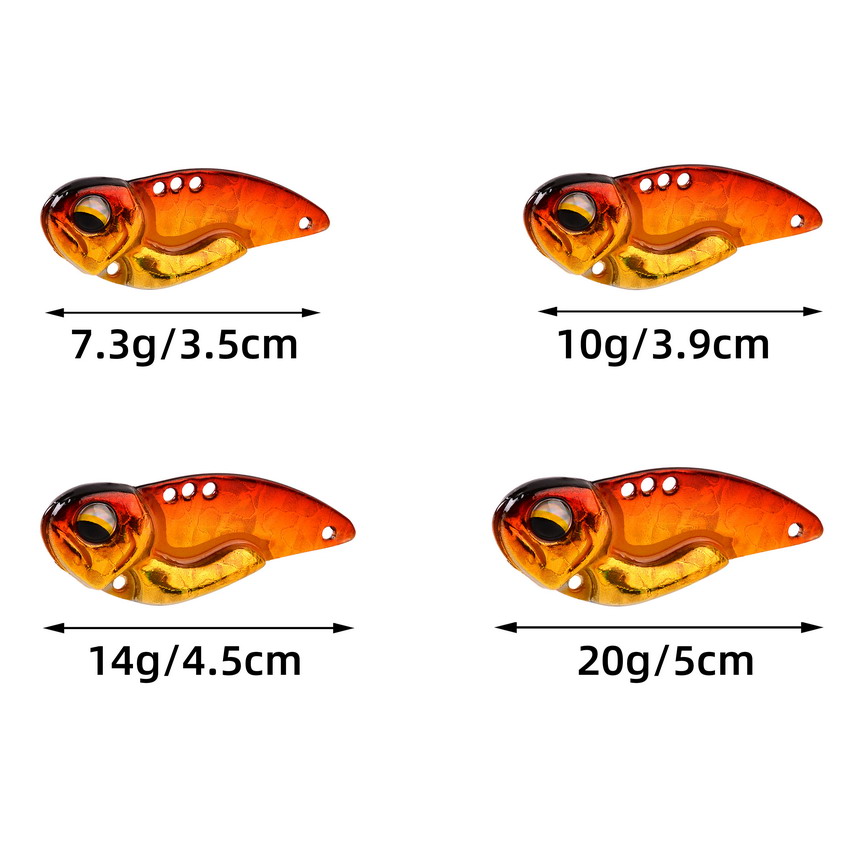 6pcs Metal VIB Fishing Lures 7 - 3D Printing Lure 리뷰 및 가격