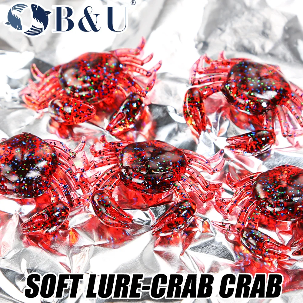 B&U 12pcs Crab Lure 3D Simulat - 3D Printing Lure 리뷰 및 가격
