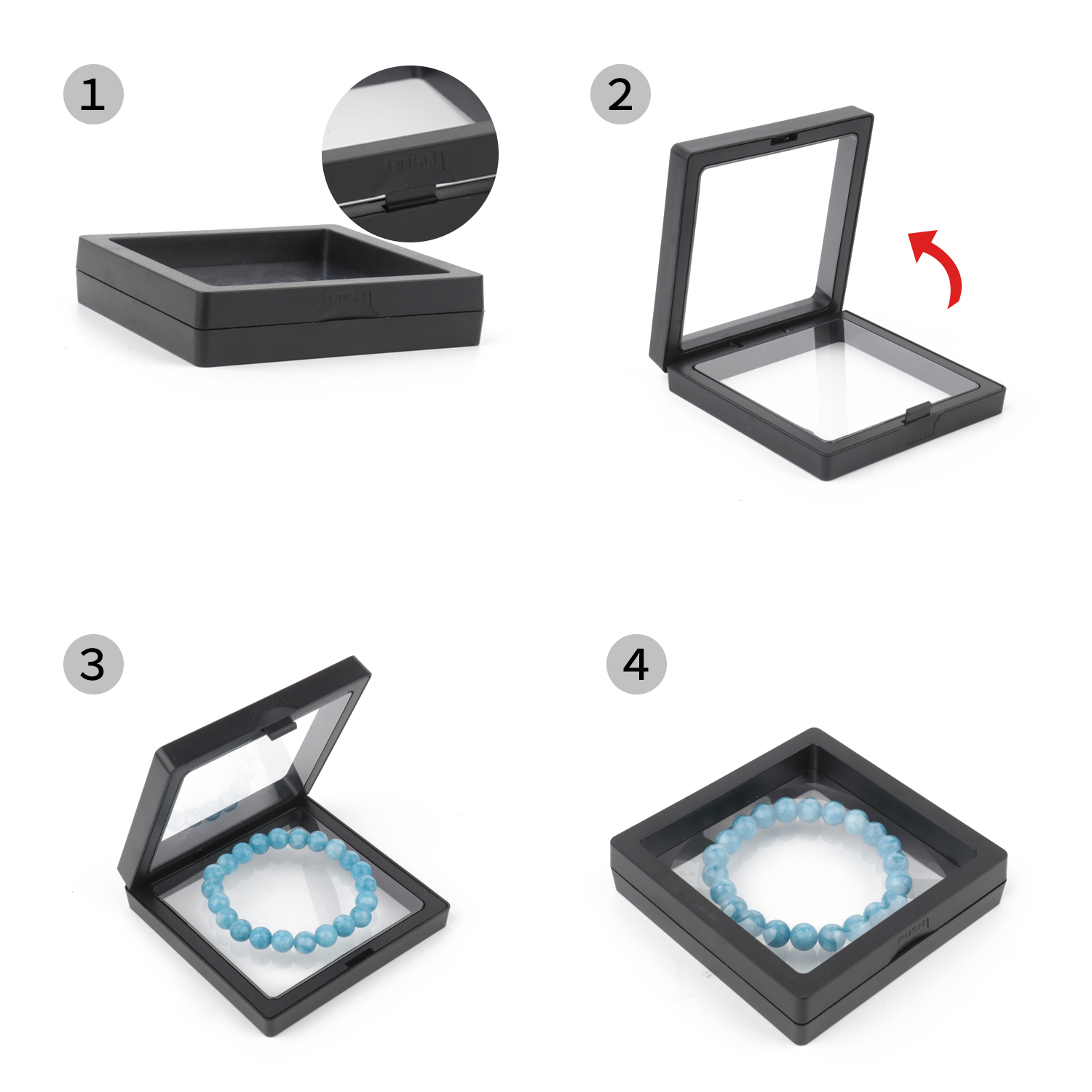 PE Film Black Jewelry Storage  - 3D Printing Earrings 리뷰 및 가격