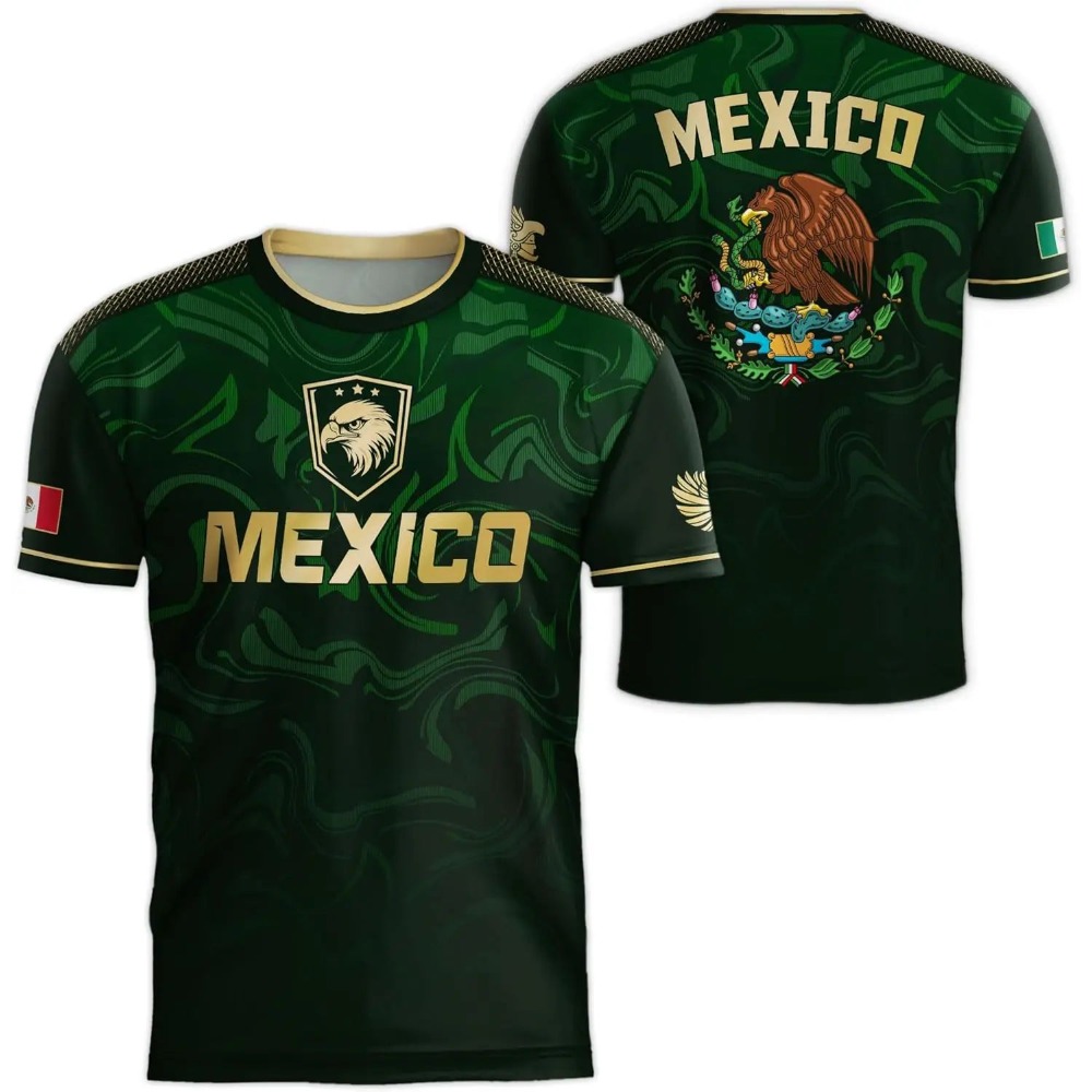 2026 Mexico National Flag Prin - 3D Printing Jersey 리뷰 및 가격
