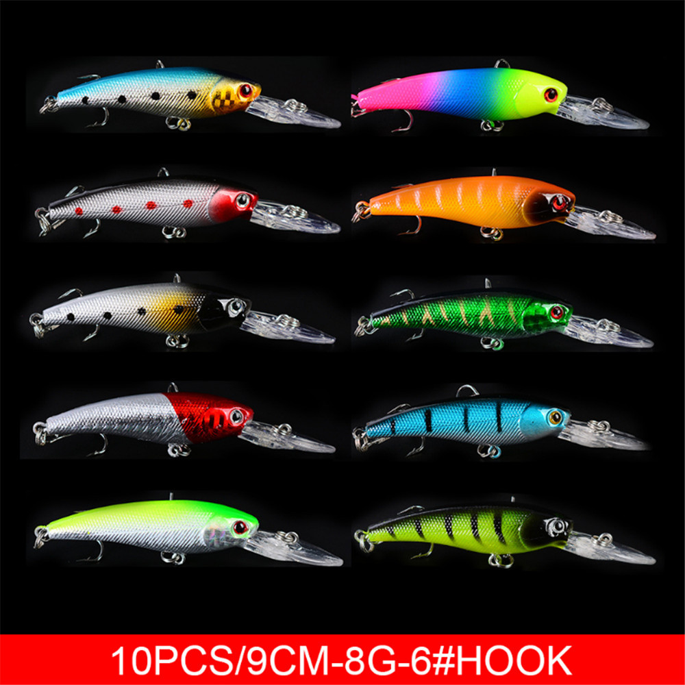 20pcs/lot Minnow Fishing Lures - 3D Printing Lure 리뷰 및 가격