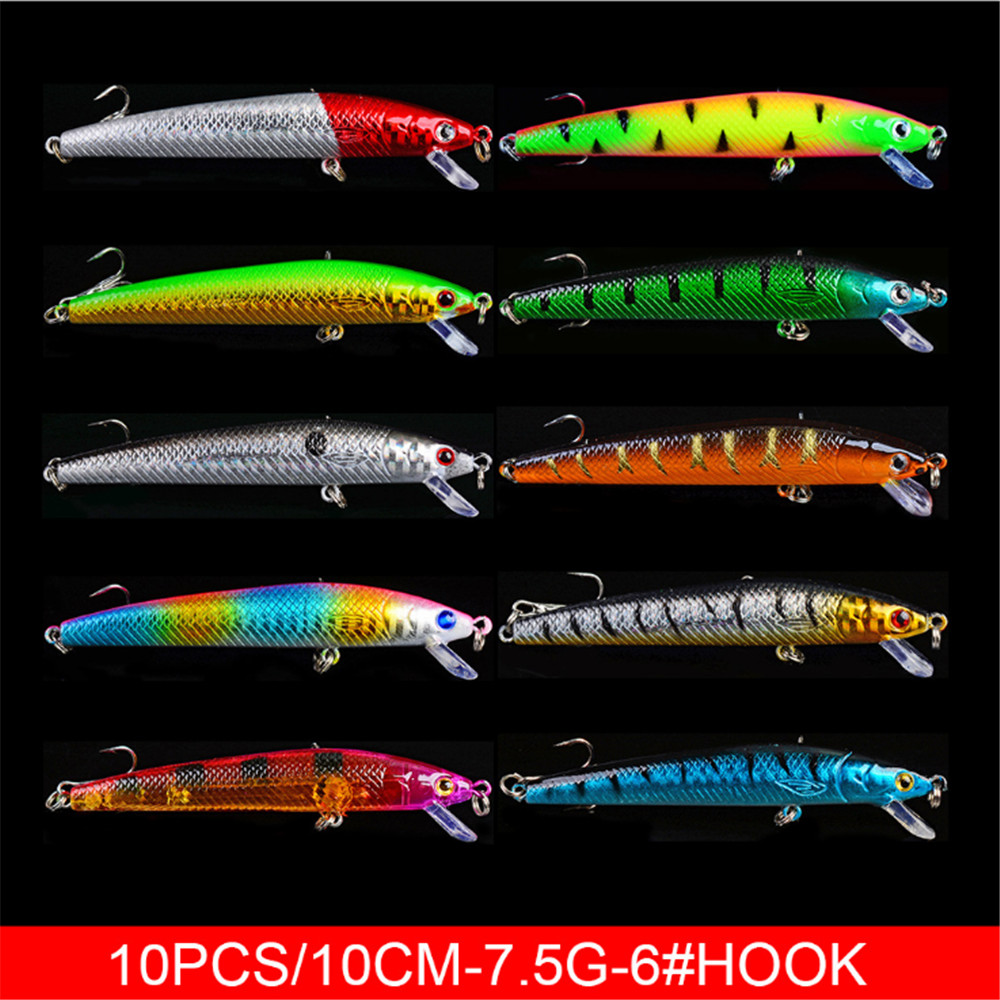 20pcs/lot Minnow Fishing Lures - 3D Printing Lure 리뷰 및 가격