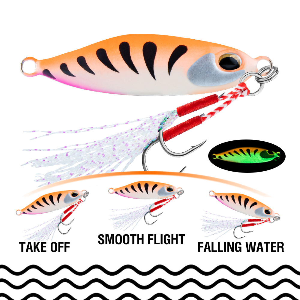 5Pcs Jig Bait 7G/10G/15G/20G S - 3D Printing Lure 리뷰 및 가격