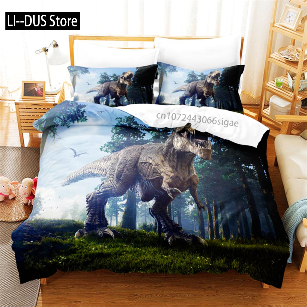 Dinosaur Duvet Cover Microfibe - 3D Printing Room 리뷰 및 가격
