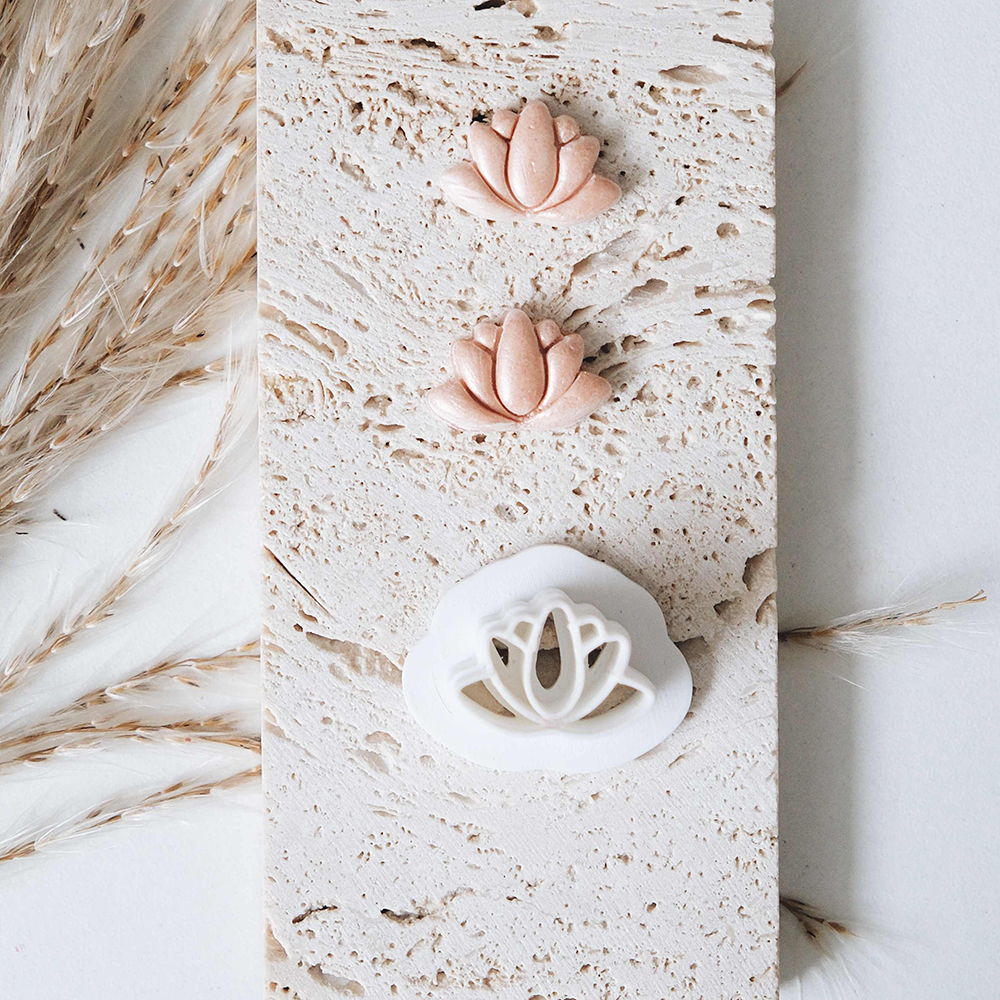 1pc Lotus Flower Clay Cutters  - 3D Printing Earrings 리뷰 및 가격