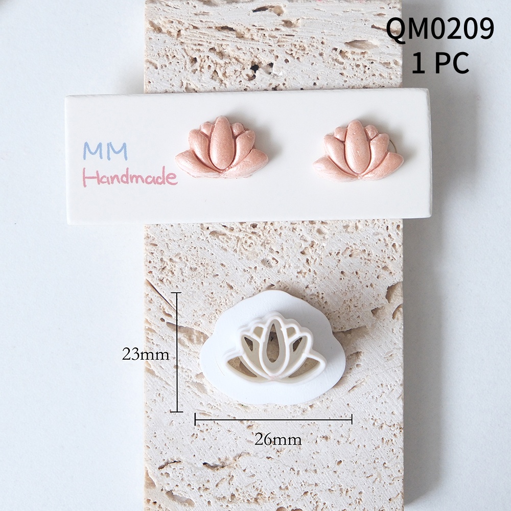 1pc Lotus Flower Clay Cutters  - 3D Printing Earrings 리뷰 및 가격