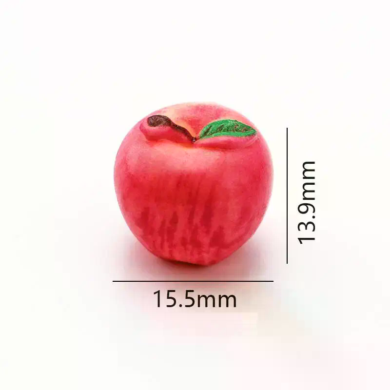 Cute Fruit Resin Loose Beads 3 - 3D Printing Earrings 리뷰 및 가격