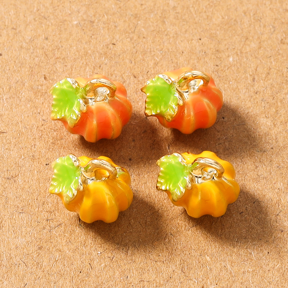 5pcs Cute Enamel 3D Pumpkin Ch - 3D Printing Earrings 리뷰 및 가격