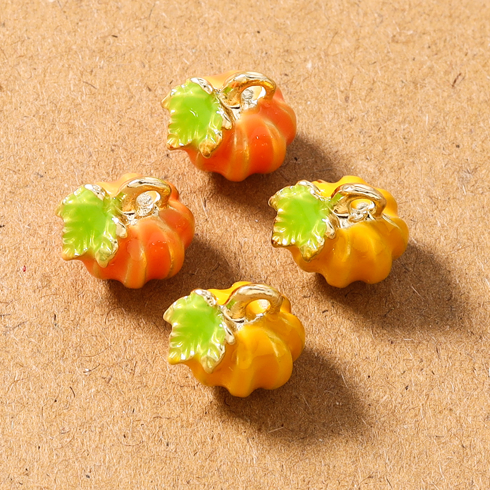 5pcs Cute Enamel 3D Pumpkin Ch - 3D Printing Earrings 리뷰 및 가격