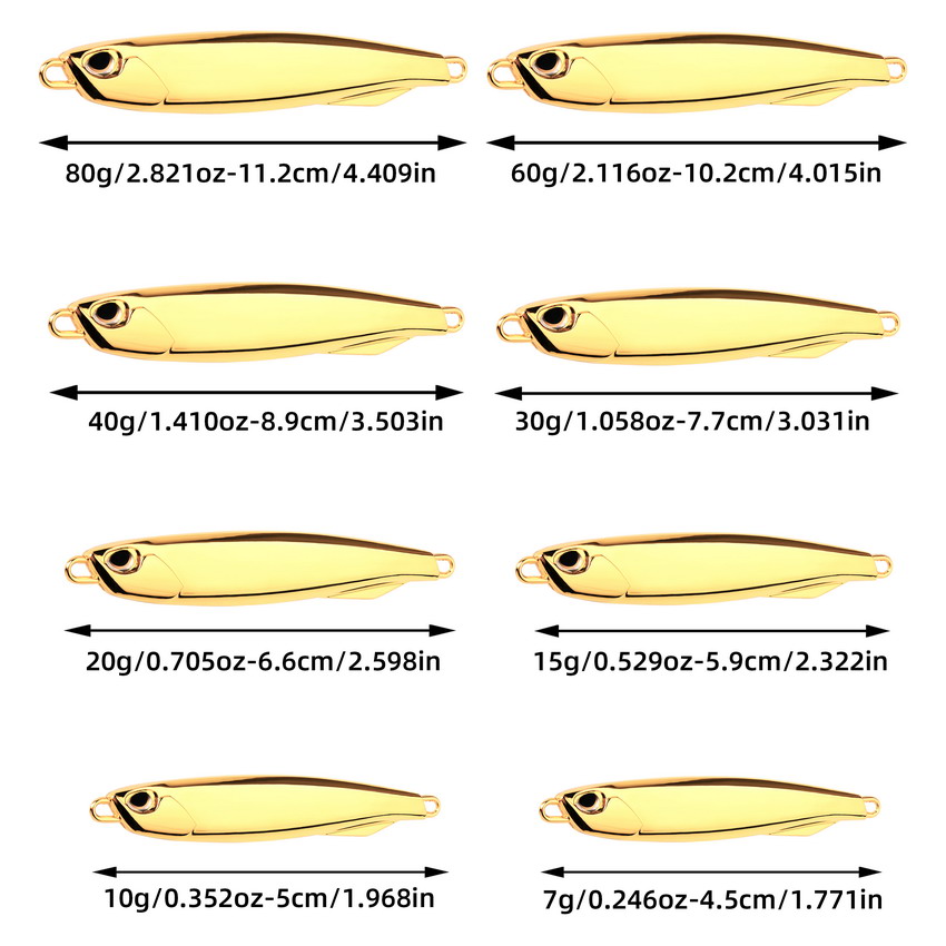 Electroplated Iron Plate Bait  - 3D Printing Lure 리뷰 및 가격