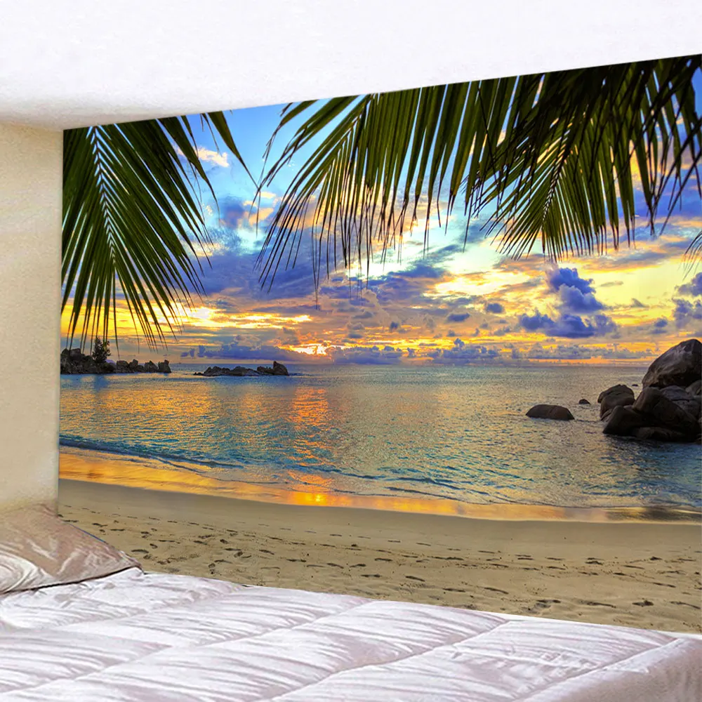 Seaside Coconut Tree Landscape - 3D Printing Room 리뷰 및 가격