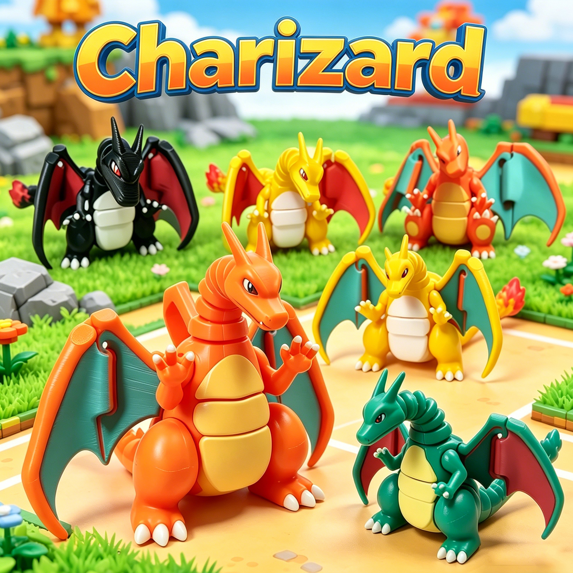 Pokemon 3D Printing Charizard  - 3D Printing Room 리뷰 및 가격