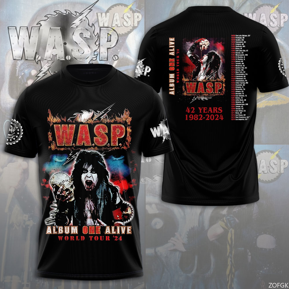 W.A.S.P Rock 3D Printing T-shi - 3D Printing Jersey 리뷰 및 가격