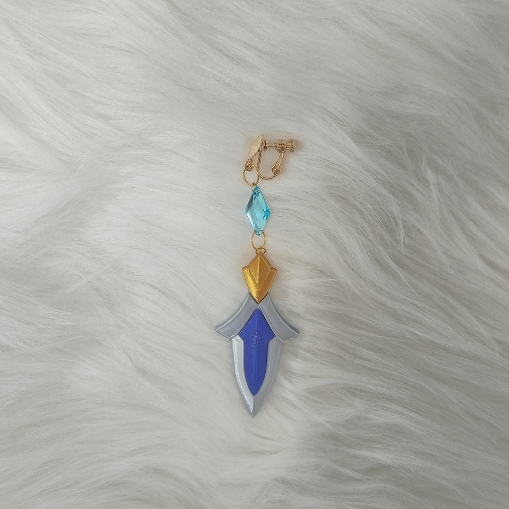 NEW Genshin Impact Lohen Cospl - 3D Printing Earrings 리뷰 및 가격