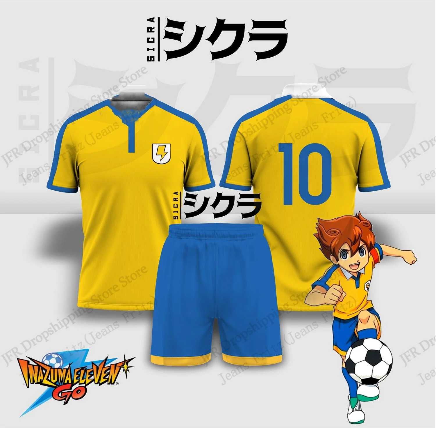 Jersey Set Jersey Inazuma Elev - 3D Printing Jersey 리뷰 및 가격