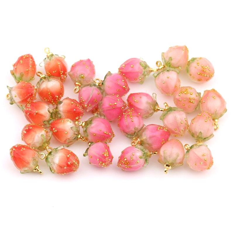 3D Strawberry Fruit Resin Char - 3D Printing Earrings 리뷰 및 가격