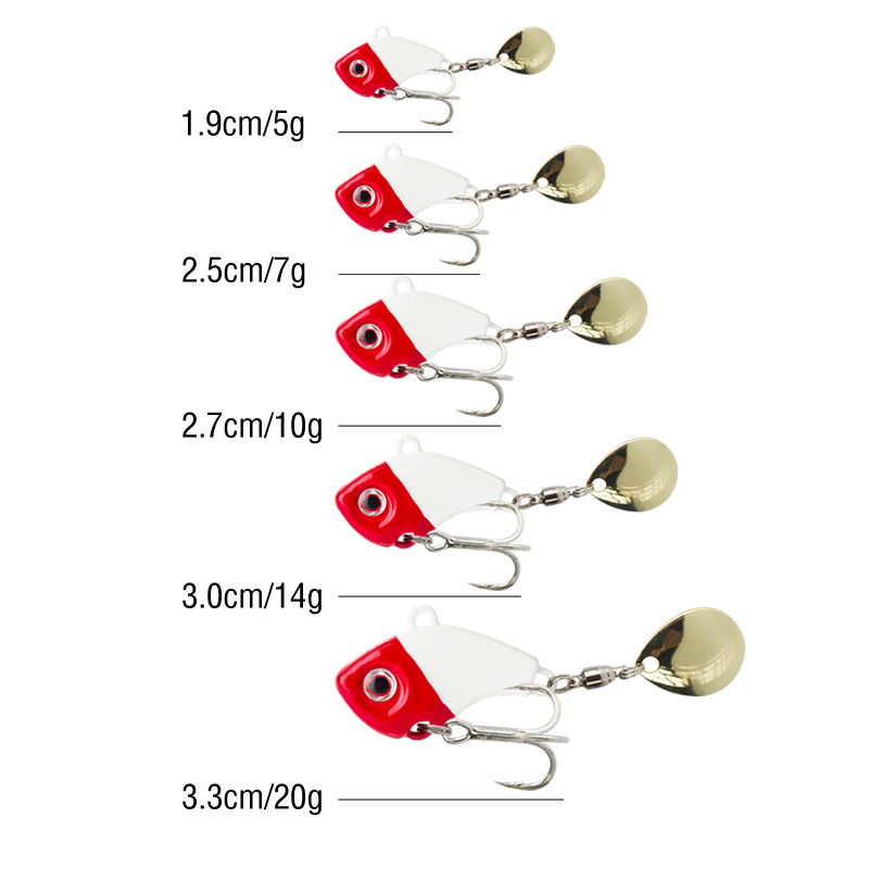 6PC 5g/7g/10g/14g/20g Rotating - 3D Printing Lure 리뷰 및 가격