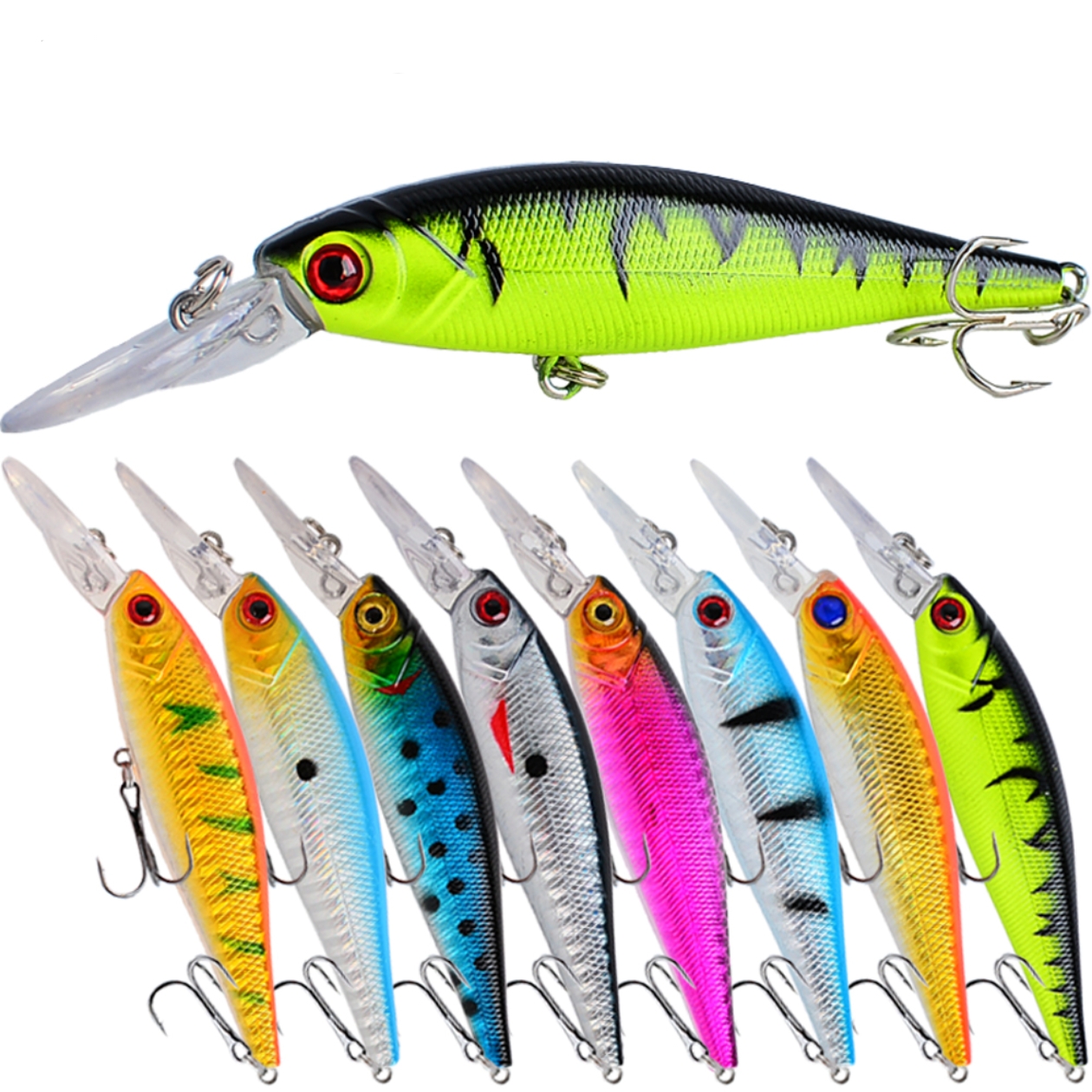 8Pcs Fishing Lure 10cm/9g Arti - 3D Printing Lure 리뷰 및 가격